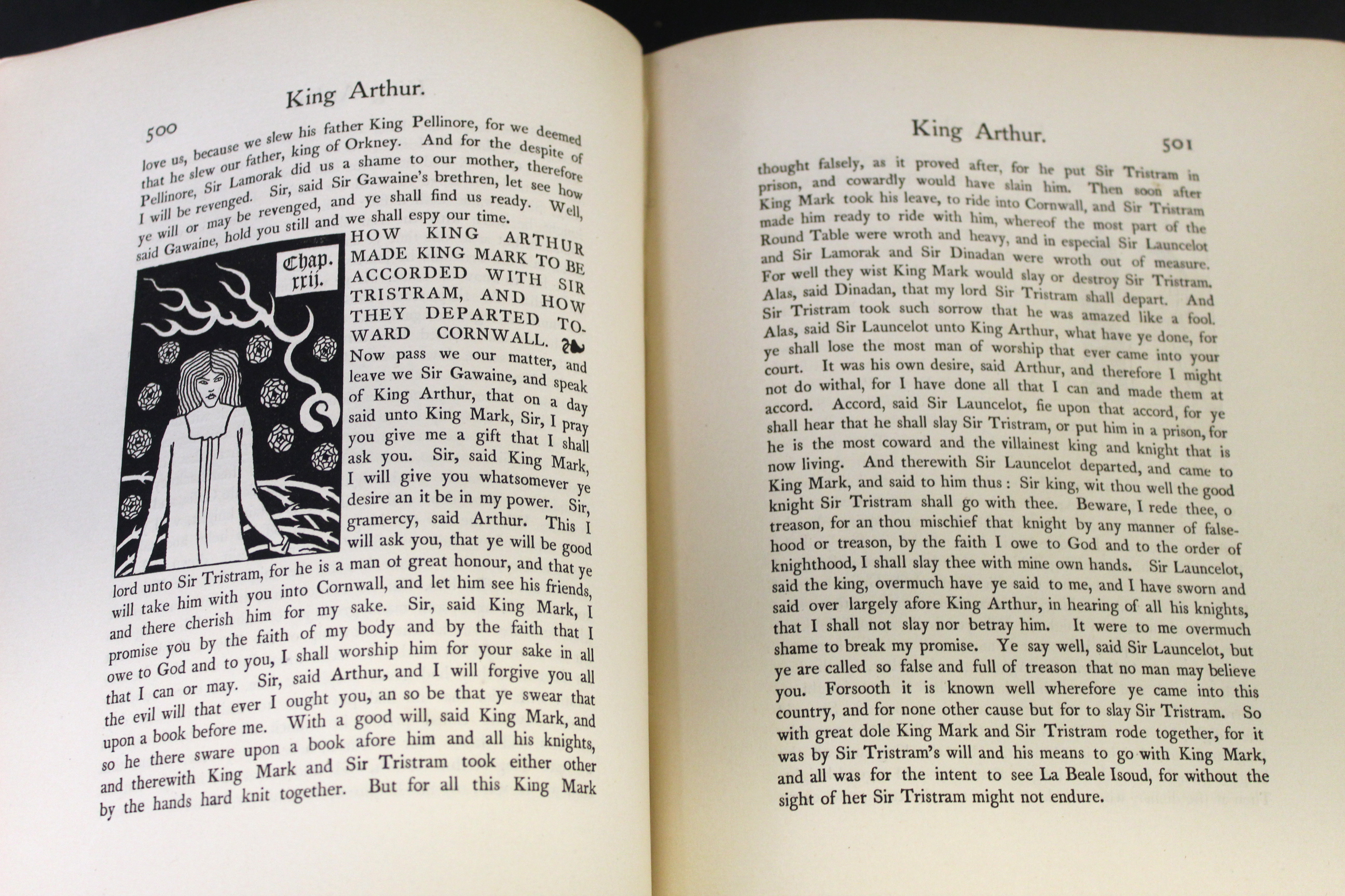 SIR THOMAS MALORY: LE MORTE D'ARTHUR, THE BIRTH LIFE AND ACTS OF KING ARTHUR OF HIS NOBLE KNIGHTS OF - Image 5 of 10