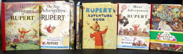 RUPERT ANNUAL, [1985-95], facsimile editions of the 1936-43 annuals, 1936-38 with wrap-around