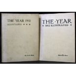 THE YEAR 1910 ILLUSTRATED - 1912 ILLUSTRATED [1911, 1912], 2 vols, includes Titanic interest,