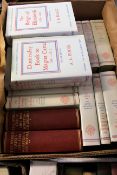 One box: THE OXFORD HISTORY OF ENGLAND 16 vols + index, original cloth, dust wrapper vgc + CHURCHILL