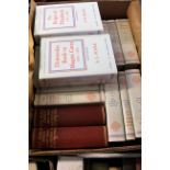 One box: THE OXFORD HISTORY OF ENGLAND 16 vols + index, original cloth, dust wrapper vgc + CHURCHILL