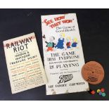 BOOTS CHEMISTS: SEE HOW THEY WON, THE GAME OF GOOD HEALTH, Vintage complimentary board game, 390 x