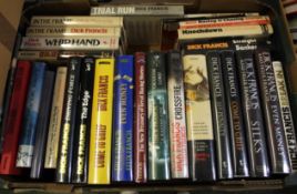 One box: DICK FRANCIS titles