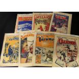 Packet assorted Christmas Issue comics, CHUMS 1906, THE CHAMPION 1924 and 1937, THE TRIUMPH 1928,