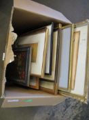 BOX CONTAINING MIXED PICTURES, PRINTS ETC