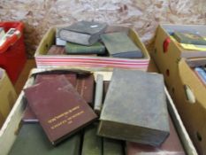 TWO BOXES OF MIXED VINTAGE MEDICAL BOOKS ETC