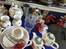 QUANTITY OF ARTHUR WOOD TEA POTS ETC