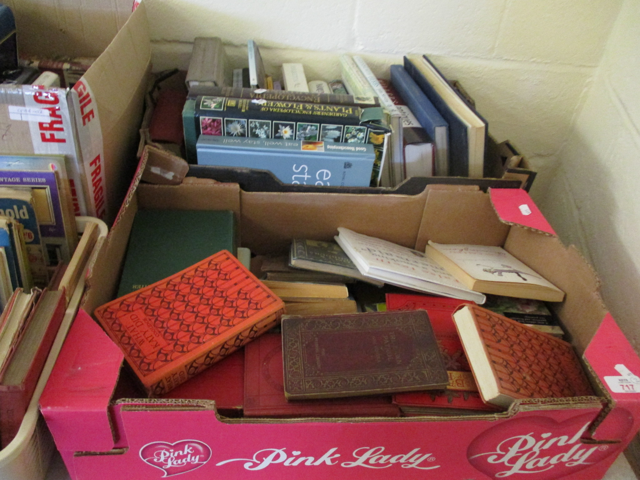 TWO BOXES OF MIXED BOOKS