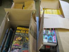 FOUR BOXES CONTAINING MIXED NATIONAL GEOGRAPHIC ETC