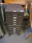 METAL 10-DRAWER ENGINEER’S CHEST