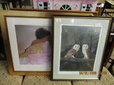 GROUP OF MIXED PRINTS, PICTURES, A FURTHER J H LYNCH PRINT ETC