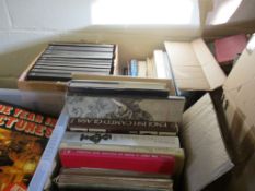 THREE BOXES OF MIXED BOOKS, ANTIQUE COLLECTORS BOOKS, LIBRARY OF PHOTOGRAPHY BOOKS ETC