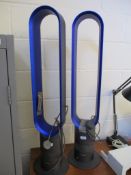 TWO DYSON FREE STANDING FANS
