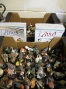 TWO BOXES OF THE COUNTRY BIRD COLLECTION FIGURES