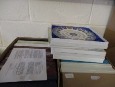 TWO BOXES CONTAINING COALPORT AND OTHER COLLECTORS PLATES ETC