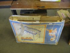 BOXED TABLE FOOTBALL GAME (DISMANTLED)