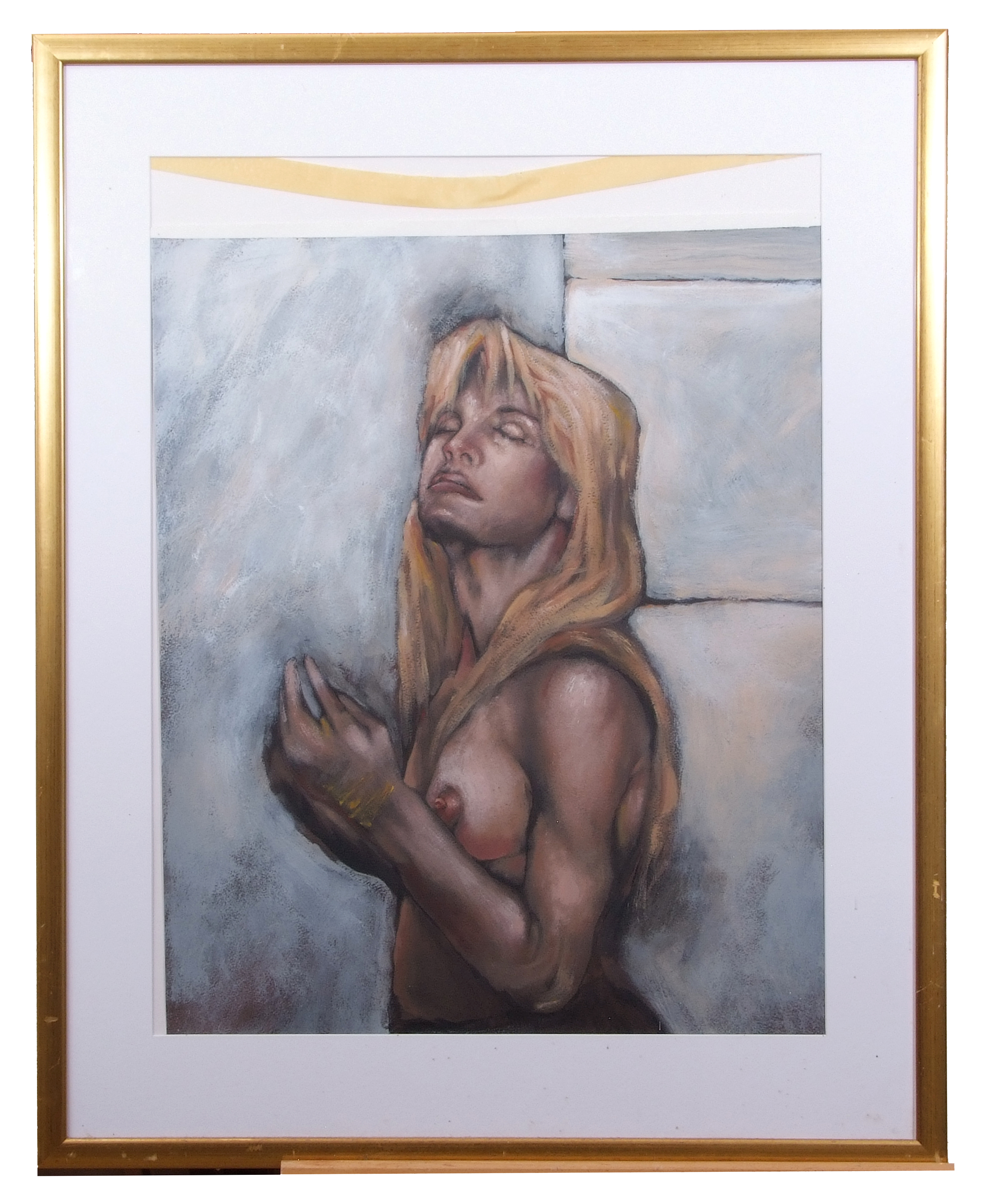 Yudice Belenkie (contemporary) Female nude mixed media 70 x 53cm - Image 2 of 2