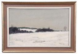 AR Alan Turner (20th century) "Landscape Bairnkine" oil on board, signed and dated 1977 lower