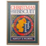 AR H John Jackson, ARE (born 1938 "Christmas takes the biscuit (Huntley & Palmer)" linocut 40 x 28cm