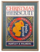 AR H John Jackson, ARE (born 1938 "Christmas takes the biscuit (Huntley & Palmer)" linocut 40 x 28cm