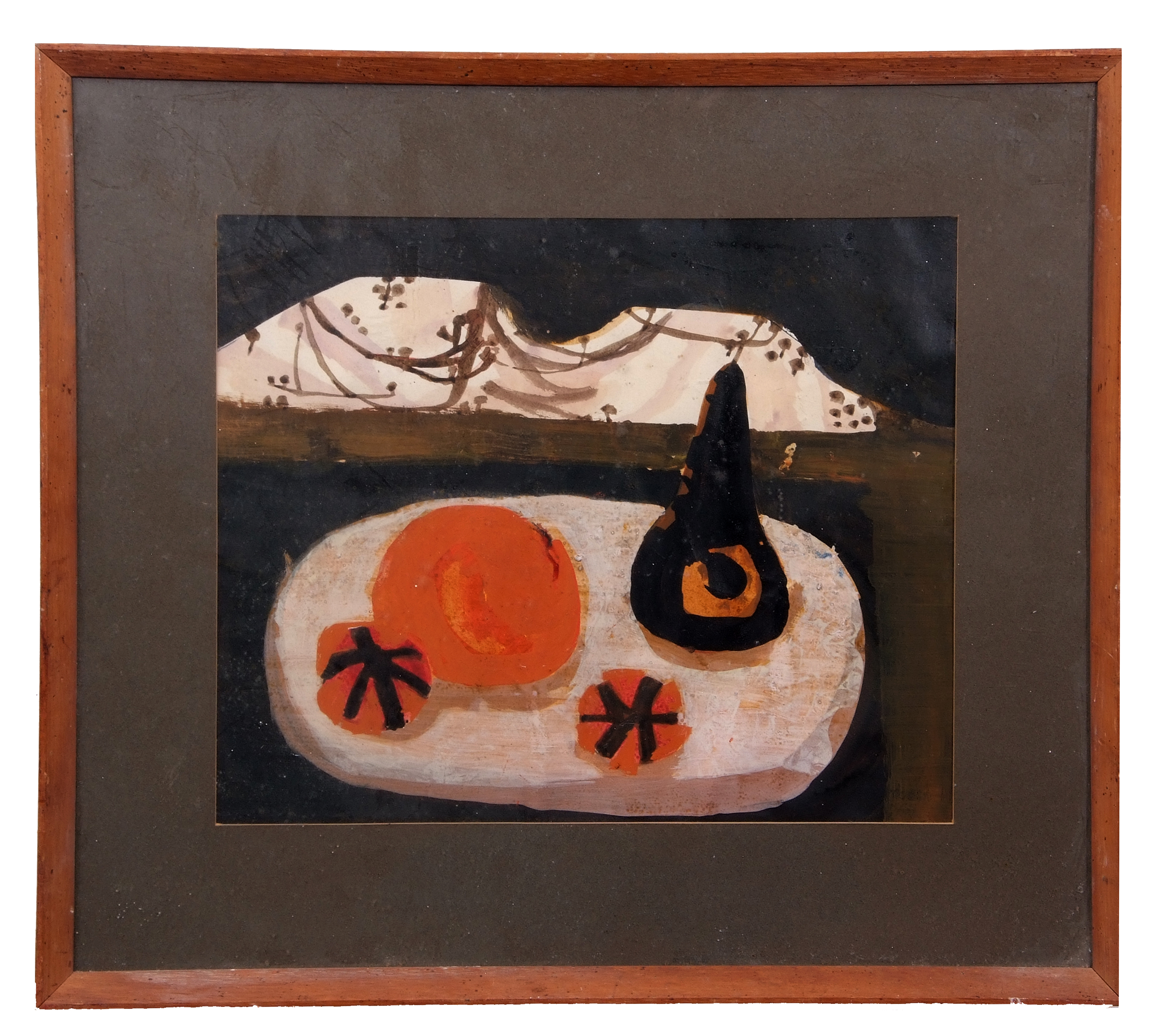 AR Mary Fedden (1915-2012 "White Cliffs" watercolour and gouache, signed and dated 67 lower right 28 - Image 2 of 2