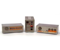 Quad 33 pre-amp, 303 power amp, FM3 tuner, 26, 26 and 12.5cm wide respectively (3