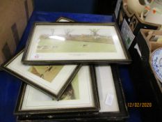 HOGARTH FRAMED CECIL ALDIN PLATES