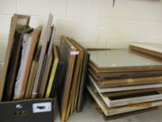 LARGE QUANTITY OF PICTURE FRAMES (SOME GLAZED)