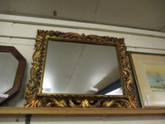 GOOD QUALITY MODERN RESIN ROCOCO GILT FRAMED RECTANGULAR MIRROR