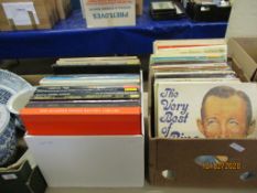 TWO BOXES OF VINYL RECORDS
