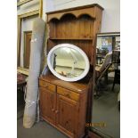 OVAL PAINTED WALL MIRROR