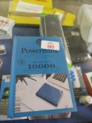 BLUE BOXED NOTEBOOK LIKE POWER BANK