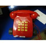 1990S DIRECT LINE PROMOTIONAL CLASSIC RED PHONE ON WHEELS