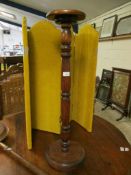 OAK FRAMED TURNED COLUMN PLANT STAND