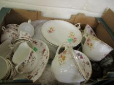 MIXED VICTORIAN PART TEA WARES ETC