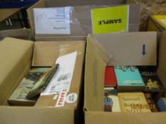 THREE BOXES OF BOOKS