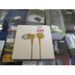 BOX OF GOLD BASIC HEADPHONES