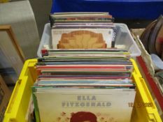 TWO BOXES OF VINYL RECORDS