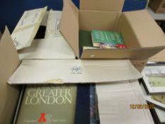 THREE BOXES OF BOOKS