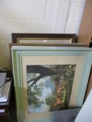 GROUP OF MIXED PICTURES, PRINTS ETC