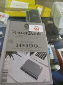 SILVER BOXED NOTEBOOK LIKE POWER BANK MODEL 10,000