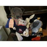 BOX VARIOUS SOFT TOYS