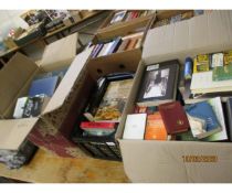 THREE BOXES OF MIXED BOOKS