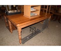 MODERN PINE RECTANGULAR KITCHEN TABLE