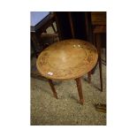 EDWARDIAN AND LATER CIRCULAR INLAID OCCASIONAL TABLE