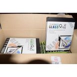 BOX CONTAINING TEMPERED GLASS 9H TABLET PROTECTORS