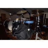 PREMIER/REMO DRUM KIT TOGETHER WITH SABIAN CYMBALS AND STOOL