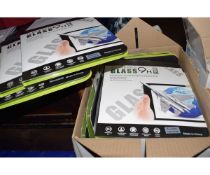 BOX CONTAINING TEMPERED GLASS 9H SHEETS