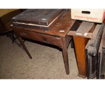 OAK SINGLE DRAWER SIDE TABLE