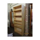 THREE MODERN PINE BOOKCASES